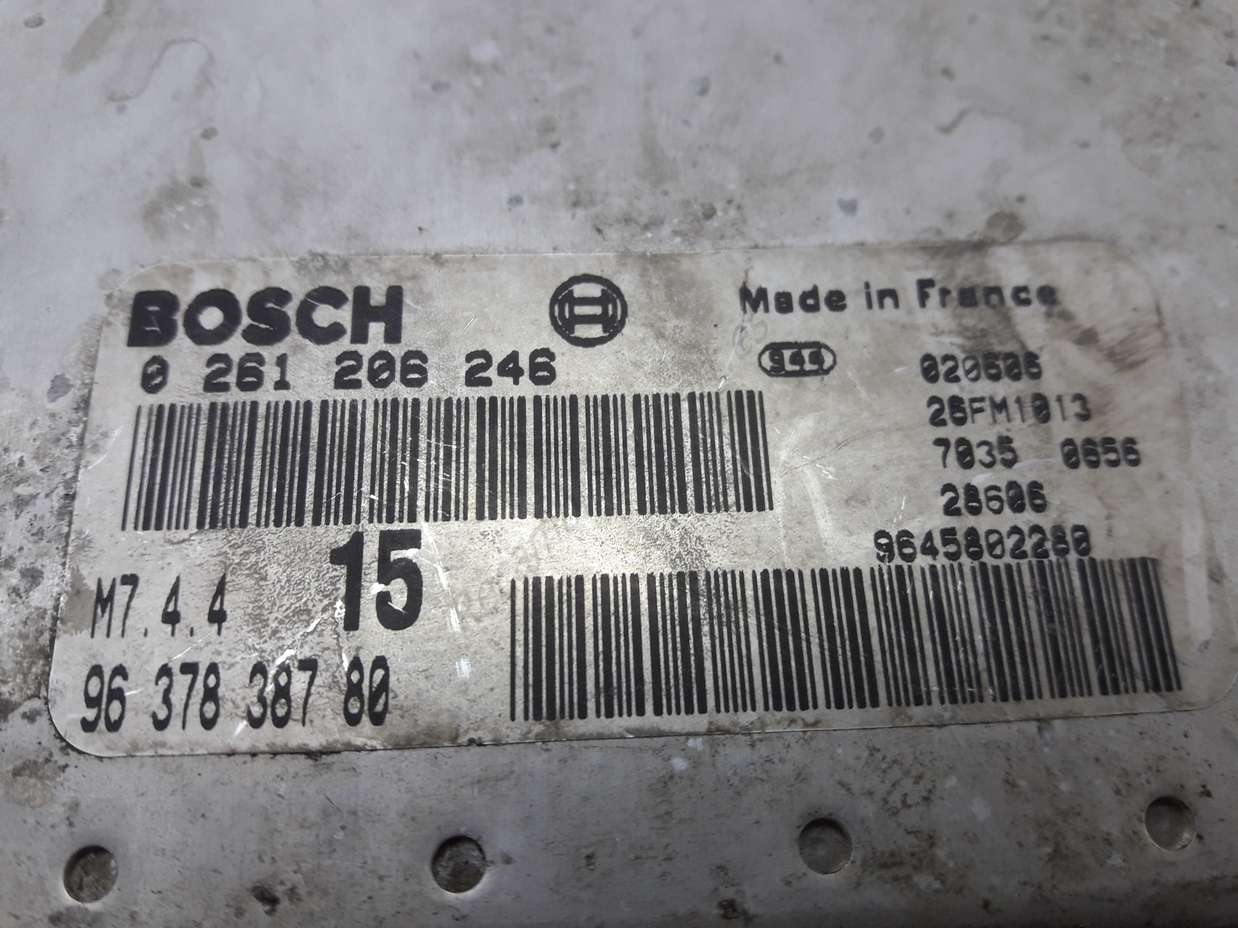Motorsteuergerät Peugeot Citroen 9637838780 96 378 387 80 BOSCH 0261206246 - foto 2
