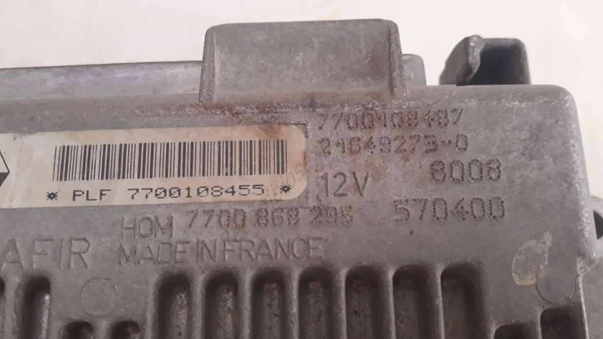 Motorsteuergerät Renault Clio 7700868295 7700108455 7700108487 21649273-0 - foto 2