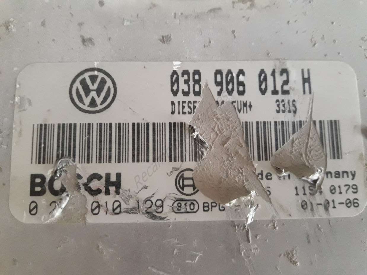 Centralita motor VW Audi Seat Skoda 038906012H 038 906 012 H BOSCH 0281010129 - foto 2