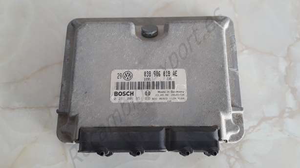 Centralita del motor VW Golf Bora 038906018AE 038 906 018 AE BOSCH 0281001851 0 281 001 851 - foto 1