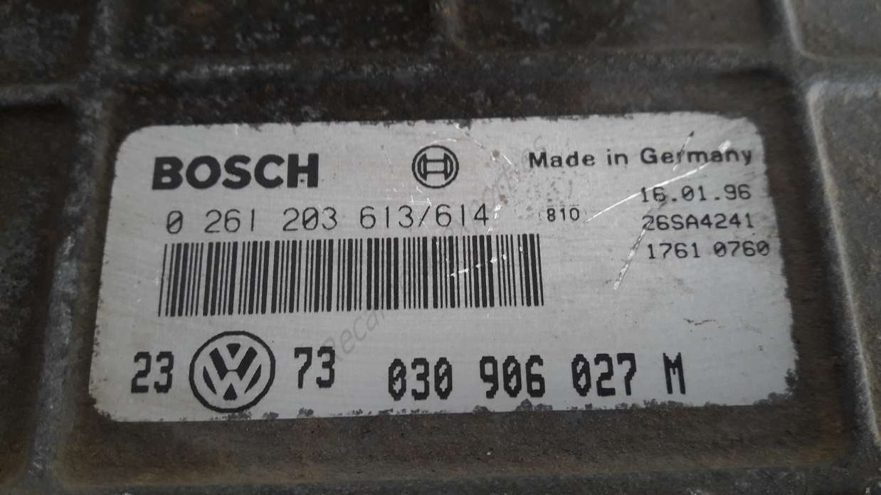 Motorsteuergerät VW Golf III 030906027M 030 906 027 M Bosch 0261203613614 - foto 2