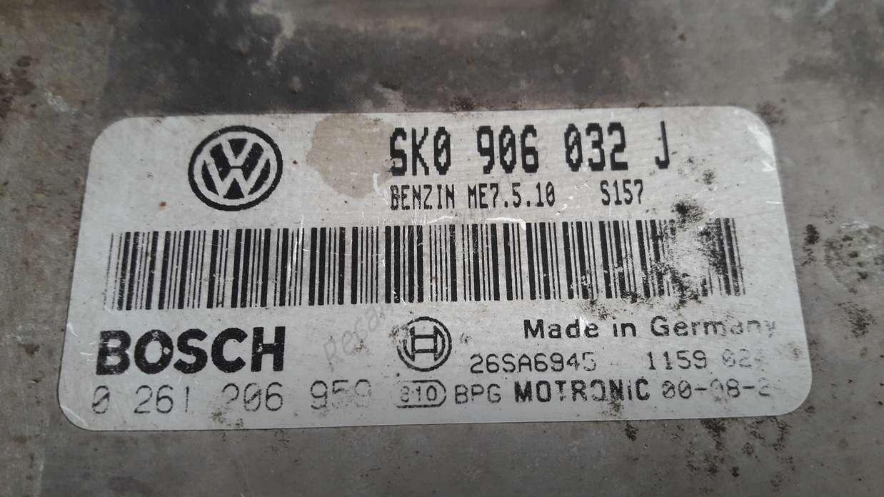 Motorsteuergerät VW Seat 6K0906032J 6K0 906 032 J BOSCH 0261206959 0 261 206 959 - foto 2