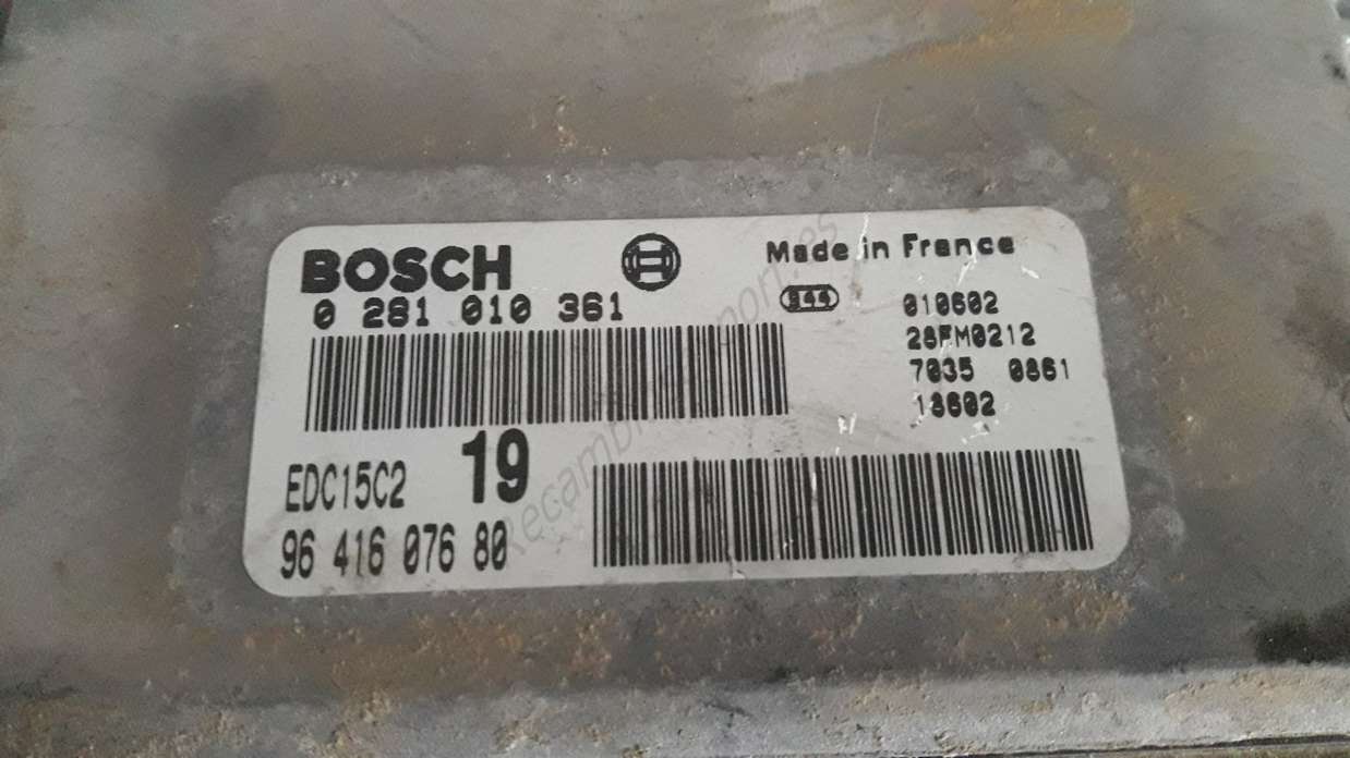 Peugeot Citroen 9641607680 BOSCH 0281010361 0 281 010 361 28FM0212 - foto 2