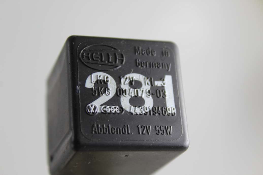 Relé 281 Audi 80 S2 443919469B HELLA 5KG00407903 5KG 004079-03 - foto 2