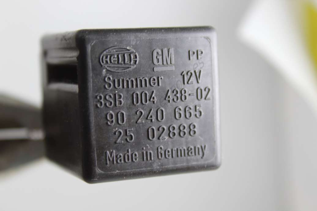 Relé zumbador Opel Astra Calibra Corsa Vectra GM 90240665 90 240 665 3SB00443802 3SB004438-02 Summer Hella - foto 2