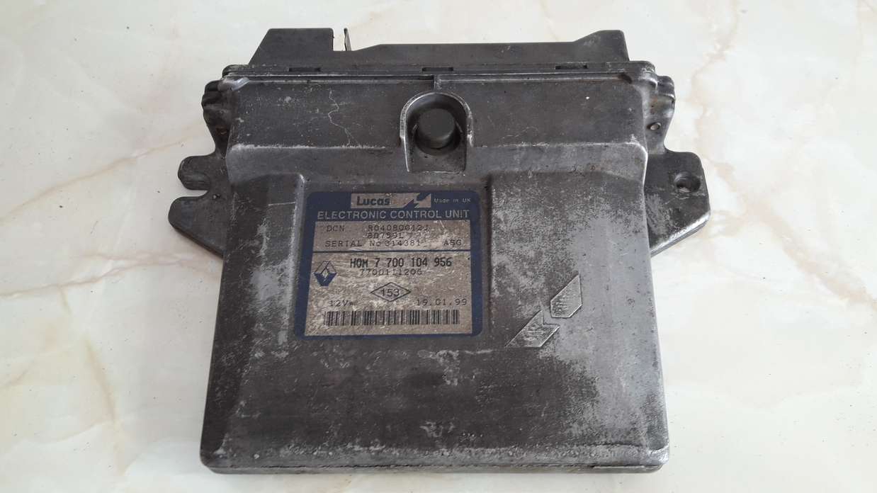Centralita del motor Renault Kangoo HOM7700104956 HOM 7 700 104 956 7700111206 LUCAS R04080012J - foto 1