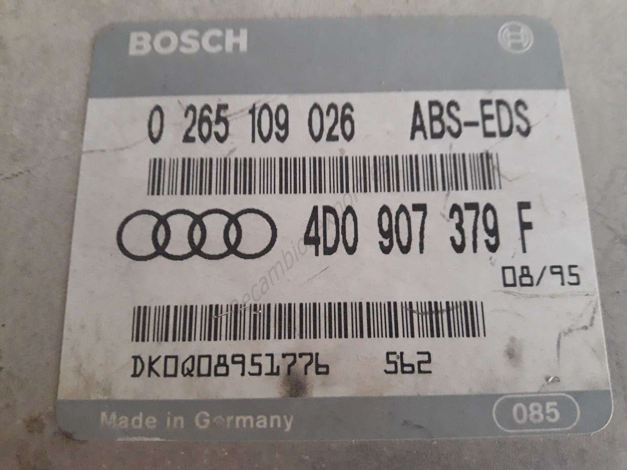 Steuergerät ABS-EDS Audi A4 A6 A8 Q1 4D0907379F 4D0 907 379 F BOSCH 0265109026 - foto 2