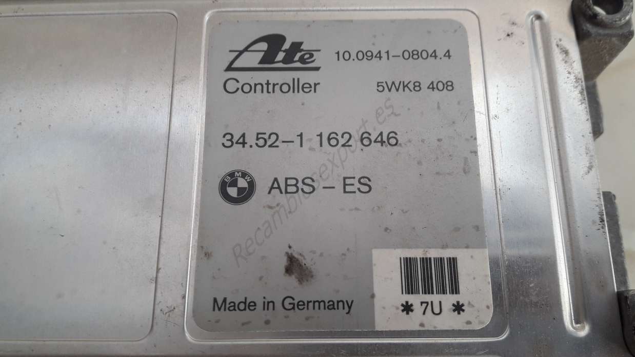 Steuergerät ABS-ES BMW E36 34521162646 34.52-1 162 646 5WK8408 10094108044 - foto 2