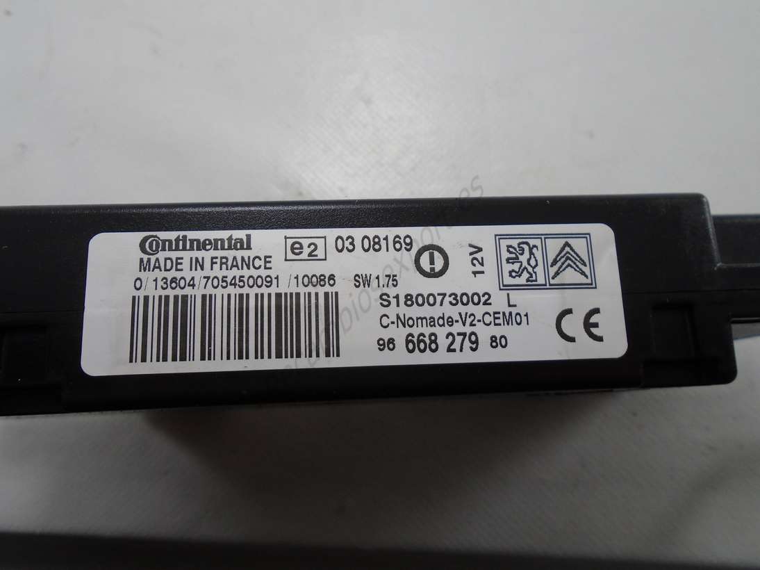 Steuergerät Bluetooth Peugeot Citroen 9666827980 96 668 279 80 S180073002 L - foto 2