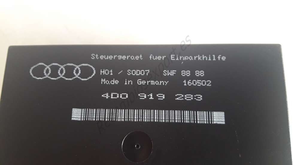 Steuergerät Einparkhilfe AUDI A6 S6 RS6 4B A8 S8 D2 4D0919283 4D0 919 283 - foto 2