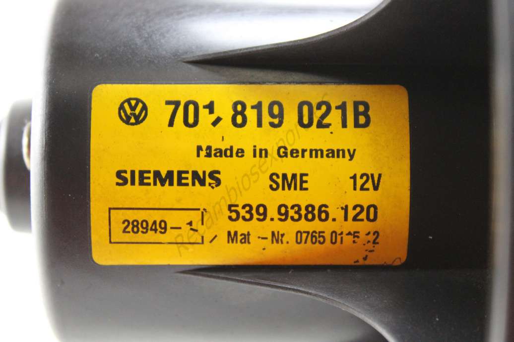 Ventilador de calefaccion Volkswagen T4 701819021B 701 819 021B 5399386120 539.9386.120 - foto 2