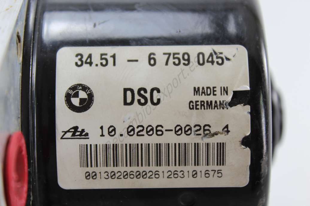 ABS BMW E46 34516759045 34.51-6 759 045 6759047 6 759 047 Ate 10020600264 10.0206-0026.4 10096008113 10.0960-0811.3 00004744E1 - foto 3