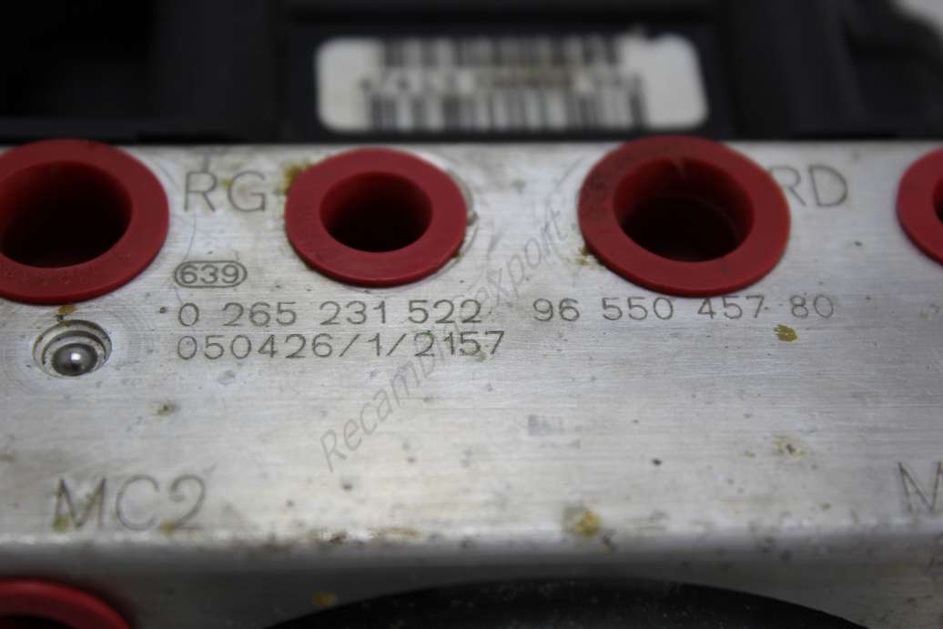 ABS Citroen Sxara Picasso 9655045780 96 550 457 80 BOSCH 0265231522 0 265 231 522 0265800415 0 265 800 415 - foto 3