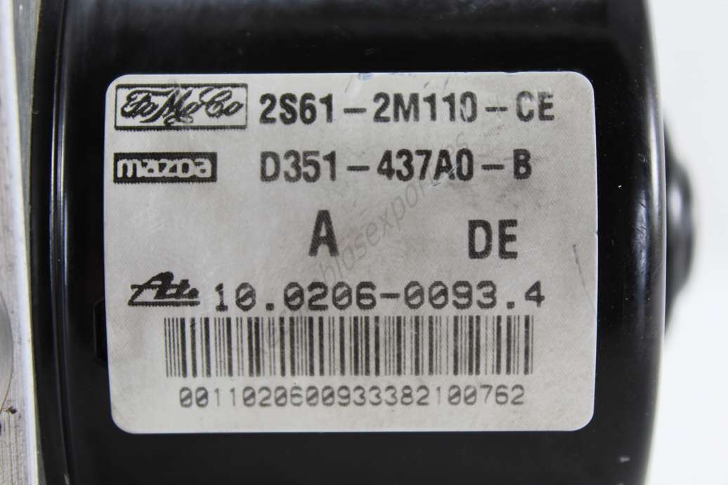 ABS Ford Fiesta 5 Mazda 3 2S612M110CE 2S61 2M110 CE D351437A0B D351 437A0 B ATE Ate 10020600934 10.0206-0093.4 10096001063 10.0960-0106.3 - foto 3