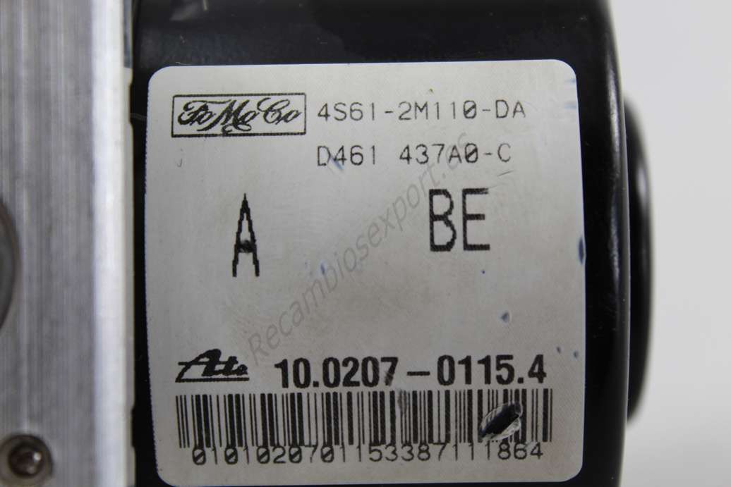 ABS Ford Fiesta Ka Fusion Mazda 4S612M110DA 4S61-2M110-DA D461437A0C D461 437A0-C Ate 10020701154 10.0207-0115.4 10097001343 10.0970-0134.3 000007916H9 00.0007-916H.9 - foto 3