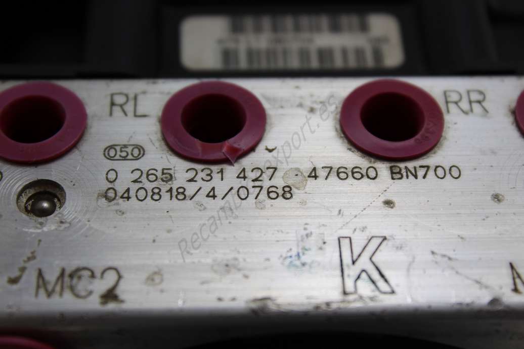 ABS Nissan Almera 47660BN700 47660 BN700 BOSCH 0265231427 0 265 231 427 0265800379 0 265 800 379 - foto 3