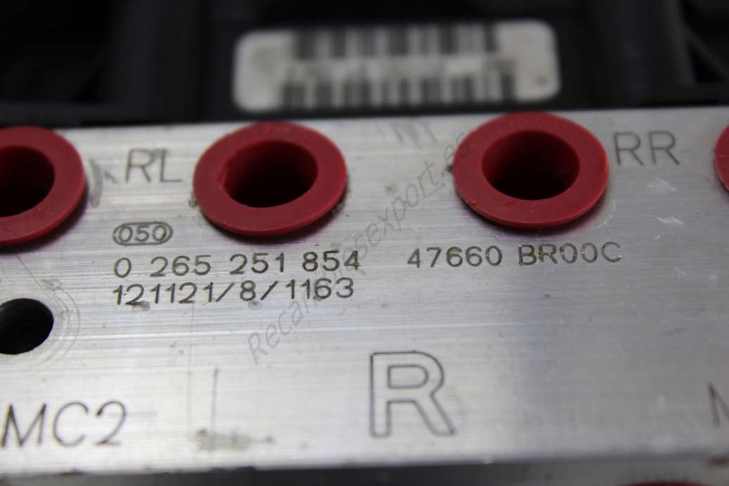 ABS Nissan Qashqai 47660BR00C 47660 BR00C BOSCH 0265251854 0 265 251 854 0265951743 0 265 951 743 - foto 3