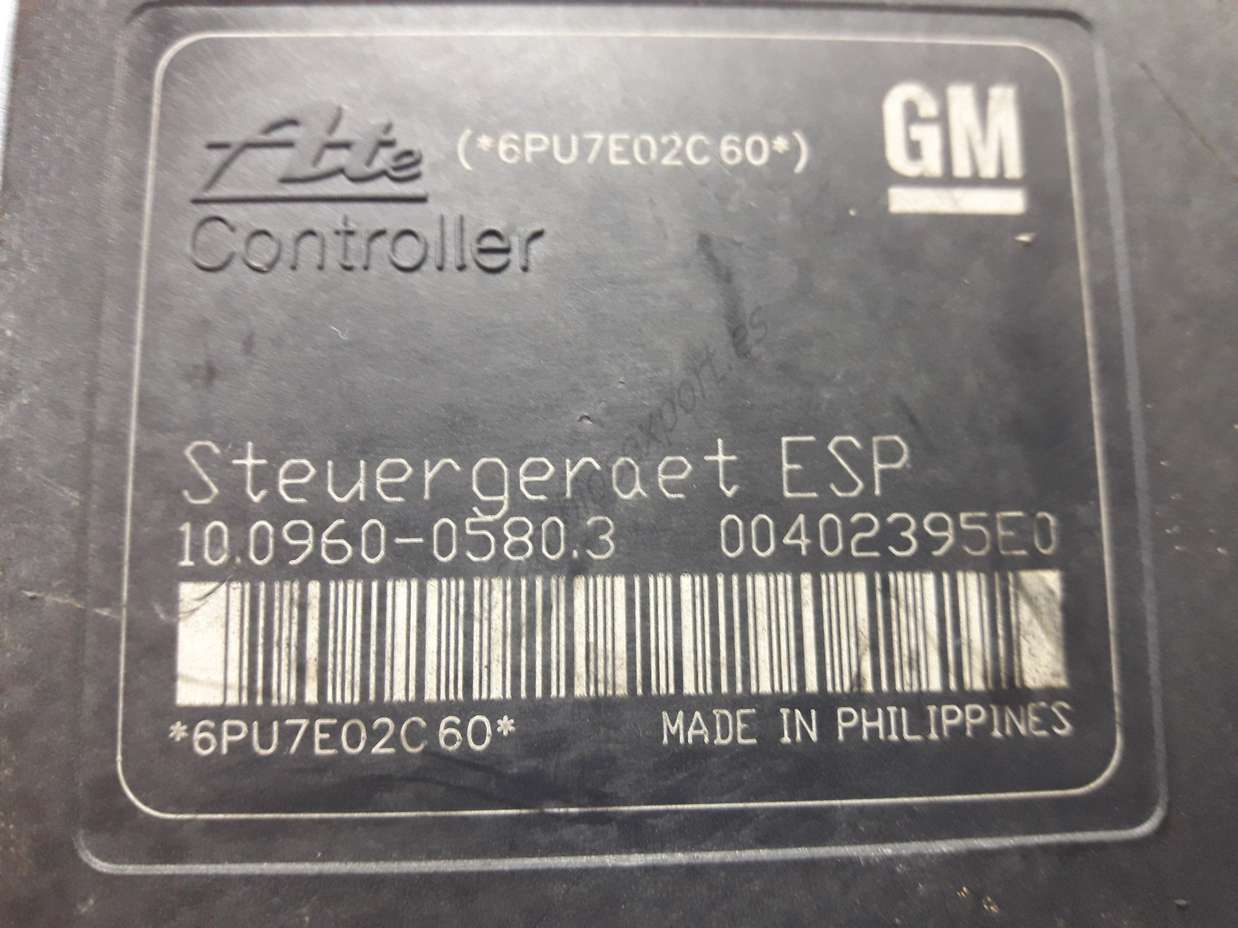 ABS Opel Astra H 13246538 13246538BP 13 246 538 BP 00402395E0 10020602934 10.0206-0293.4 10096005803 10.0960-0580.3 - foto 2
