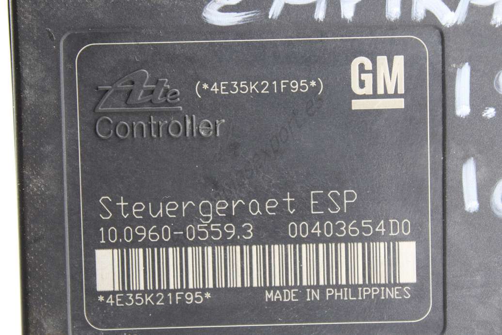 ABS Opel Astra Zafira 13234911AS 13234911 AS 13 234 911 AS Ate 10020602484 10. 0206-0248. 4 10096005593 10. 0960-0559. 3 00403654D0 - foto 2