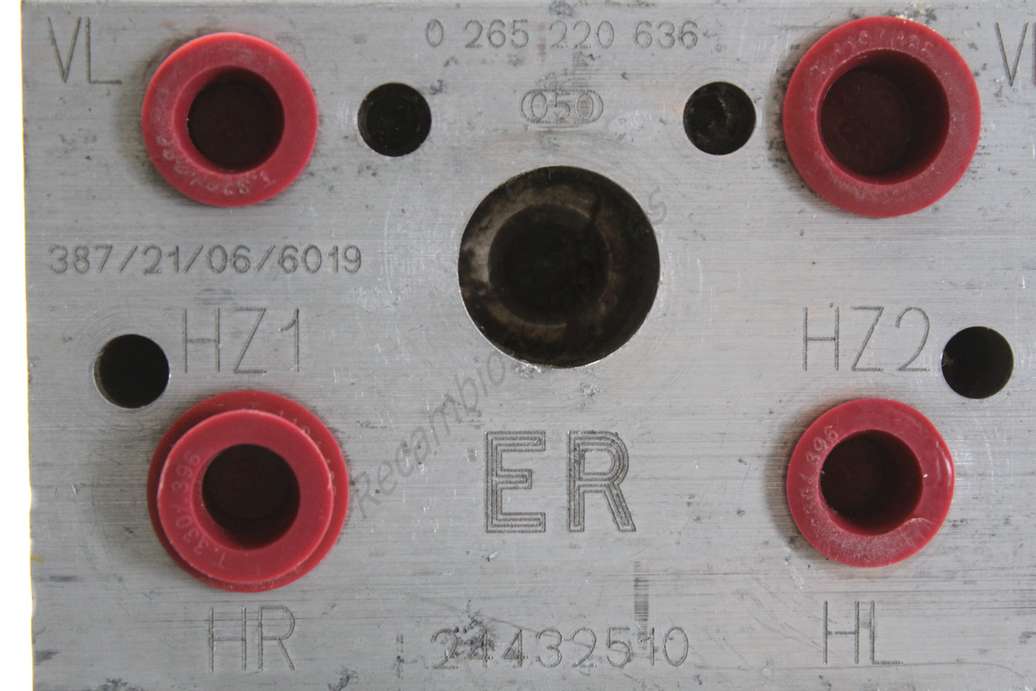 ABS Opel Astra Zafira 24432510 Bosch 0265220636 0 265 220 636 0273004592 0 273 004 592 - foto 4