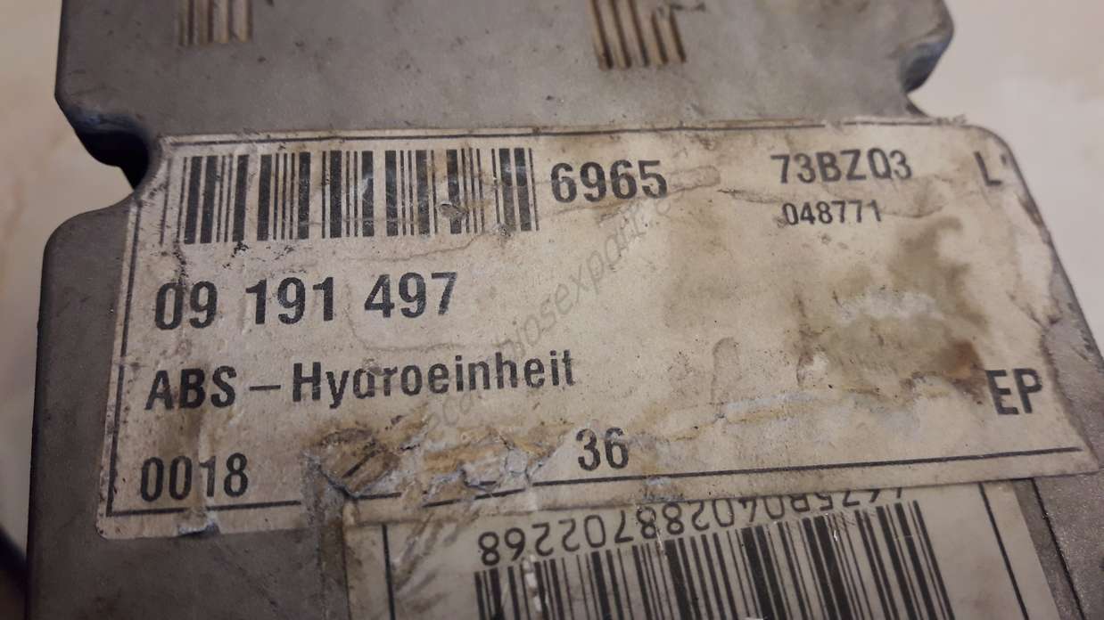 ABS Opel Vectra 09191497 TRW 13663901 13509201 54084675b - foto 2