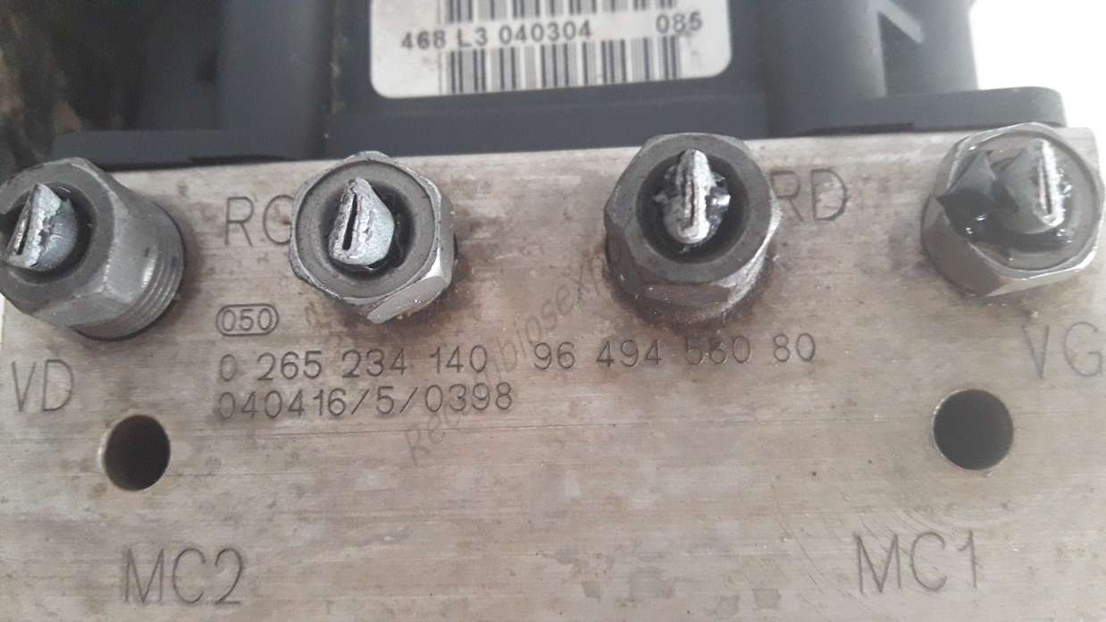 ABS Peugeot 307 9649458080 96 494 580 80 BOSCH 0265234140 0 265 234 140 - foto 3