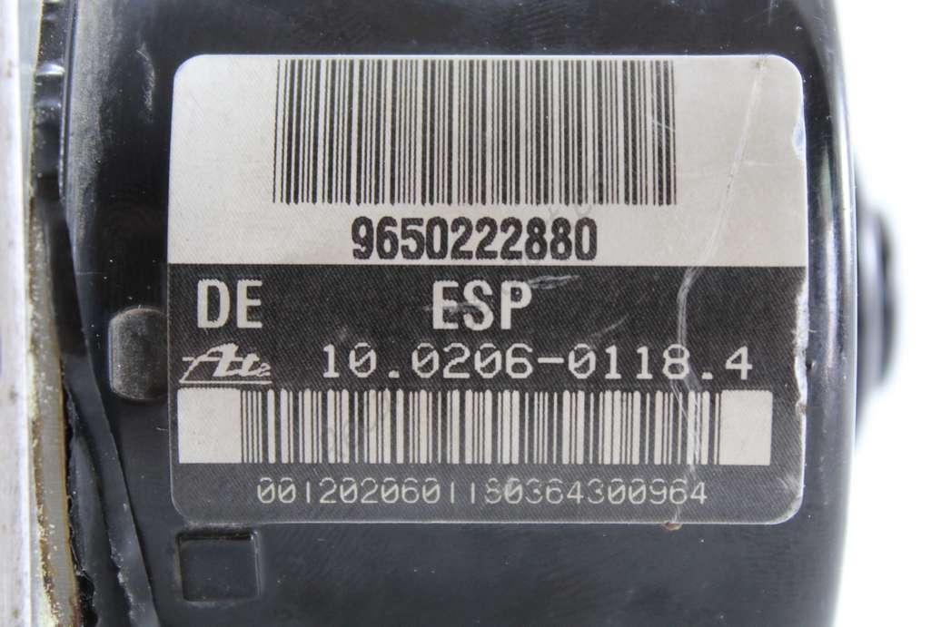 ABS Peugeot Citroen 9650222880 Ate 10020601184 10.0206-0118.4 10096011353 10.0960-1135.3 00008067E0 - foto 3