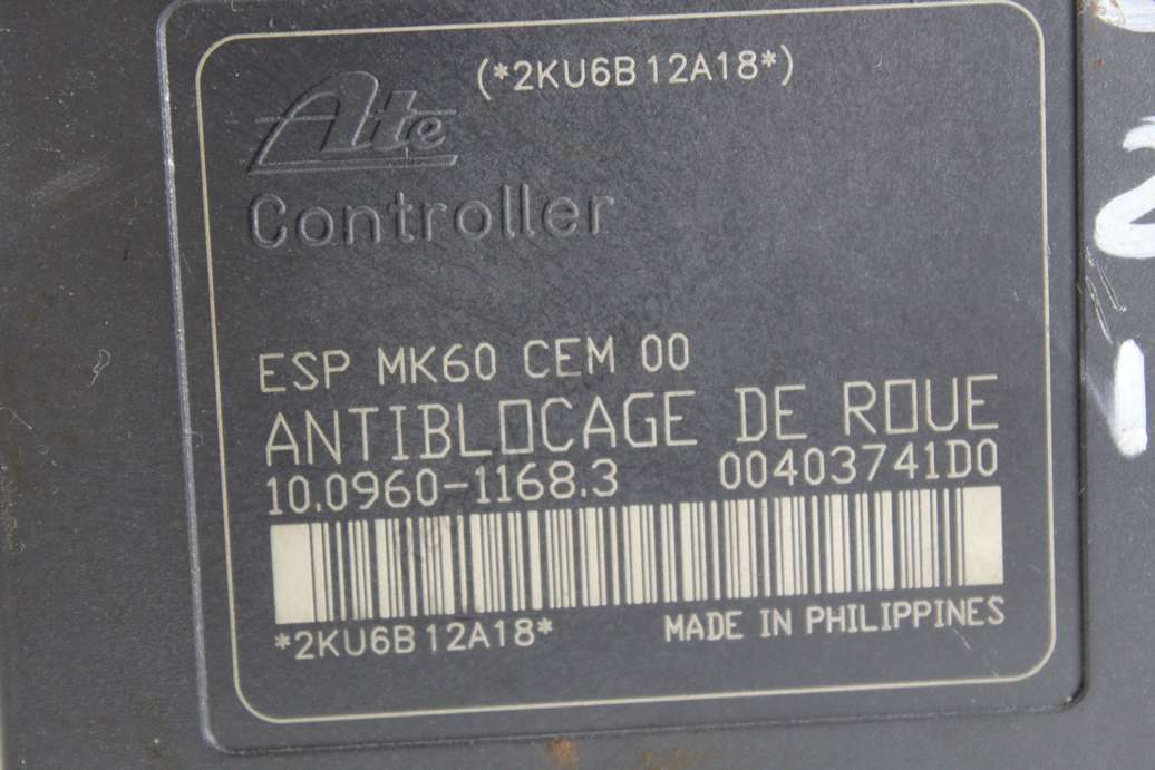 ABS Peugeot Citroen 9659770380 Ate 10020602584 10.0206-0258.4 10096011683 10.0960-1168.3 00403741D0 - foto 2