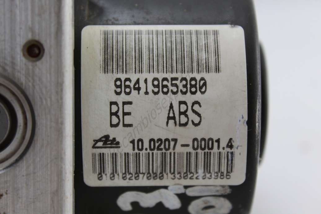 ABS Peugeot Citroen C2 C3 9641965380 Ate 10020700014 10.0207-0001.4 10097011063 10.0970-1106.3 5WK84106 - foto 3