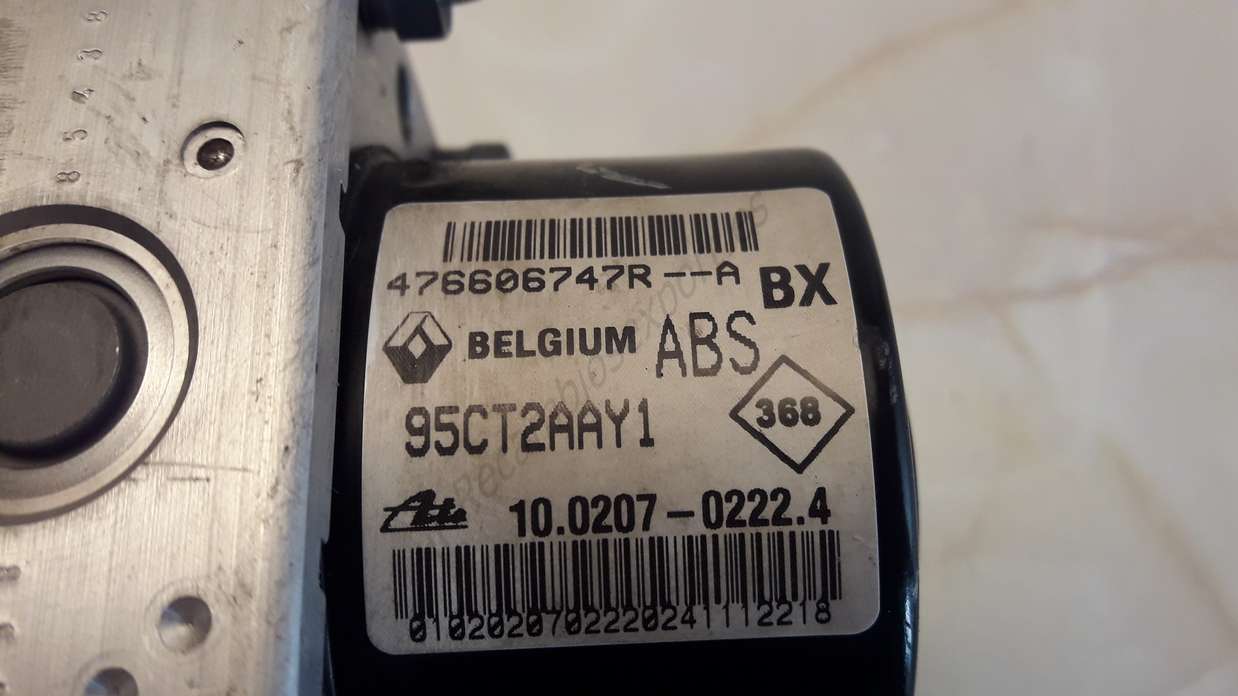 ABS Renault Megane 95CT2AAY1 476606747R--A 10.0207-0222.4 10.0970-1445.3 BX - foto 3