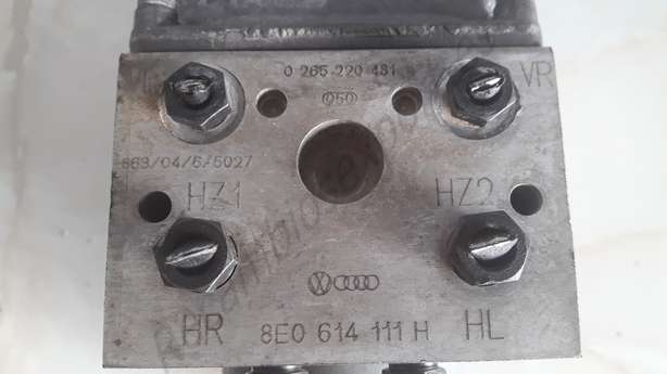 ABS VW Audi 8E0614111H 8E0 614 111 H BOSCH 0265220481 0273004286 - foto 3
