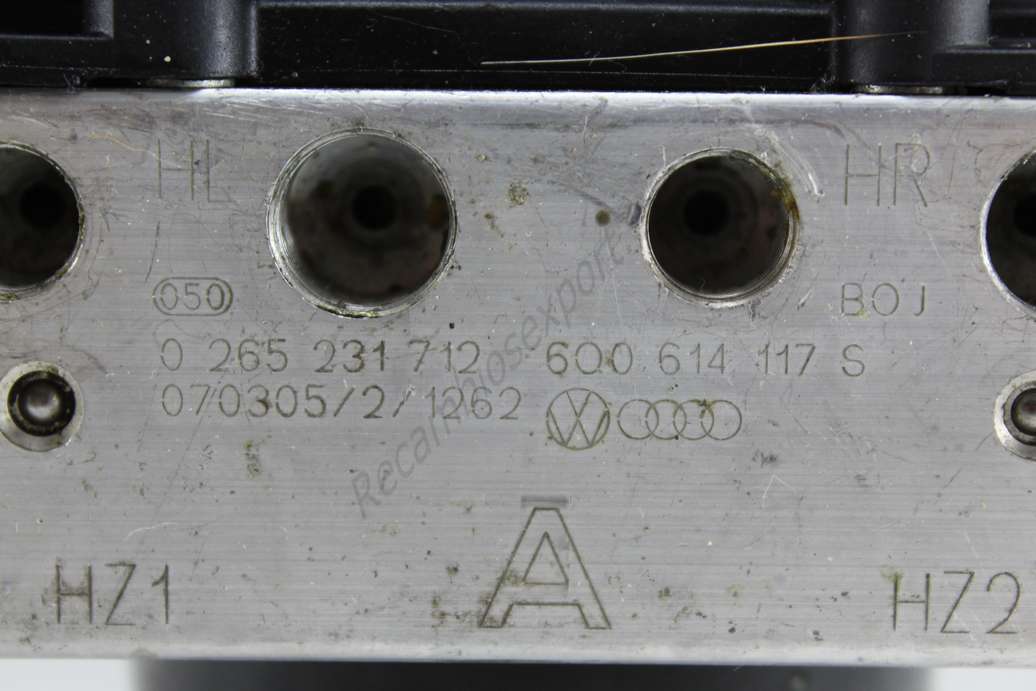 ABS VW Audi Seat Skoda 6Q0614117S 6Q0 614 117 S 6Q0907379AF 6Q0 907 379 AF BOSCH 0265231712 0 265 231 712  0265800511 0 265 800 511 - foto 4