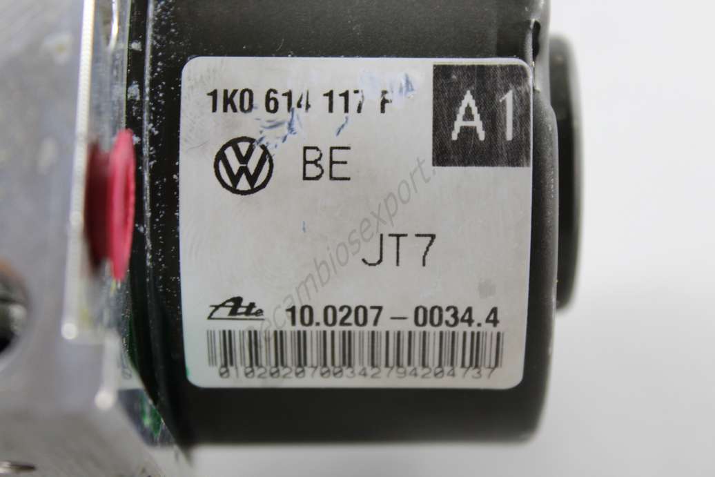 ABS VW Golf Audi A3 Seat Altea 1K0614117F 1K0 614 117 F 1K0907379N 1K0 907 379 N Ate 10020700344 10.0207-0034.4 10097003133 10.0970-0313.3 00005793E6 - foto 3