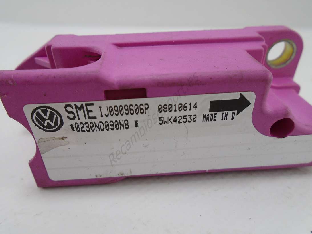 Airbag Sensor Seat Ibiza Cordoba 1J0909606P SME 5WK42530 - foto 2