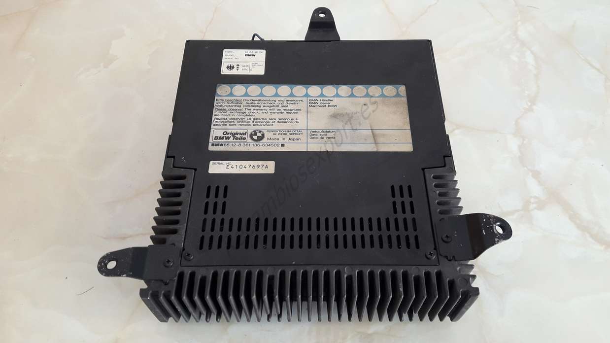 Amplificador BMW E36 65128361 65 12 8 361  136634502 136 634502 - foto 1
