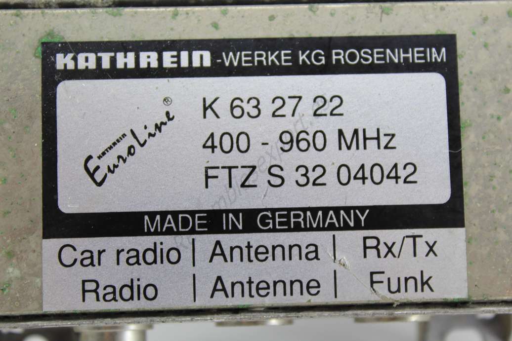 Amplificador de antena Mercedes Kathrein W124 W140 W202 Audi A8 K632722 K 63 27 22 FTZS3204042 FTZ S 32 04042 - foto 2