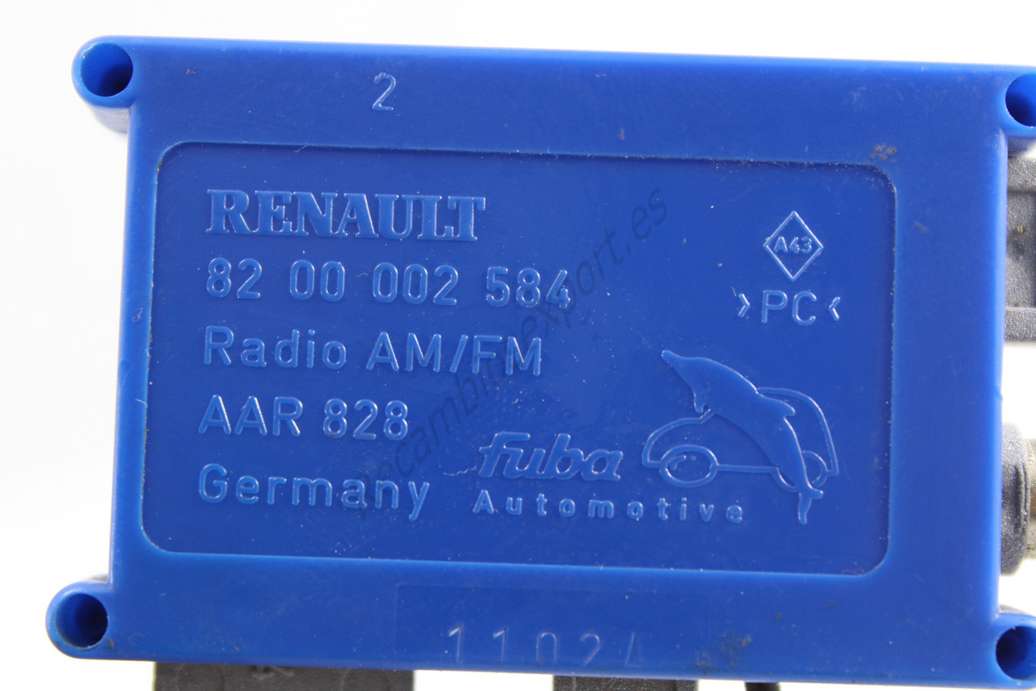 Amplificador de antena Renault Laguna 8200002584 82 00 002 584 - foto 2