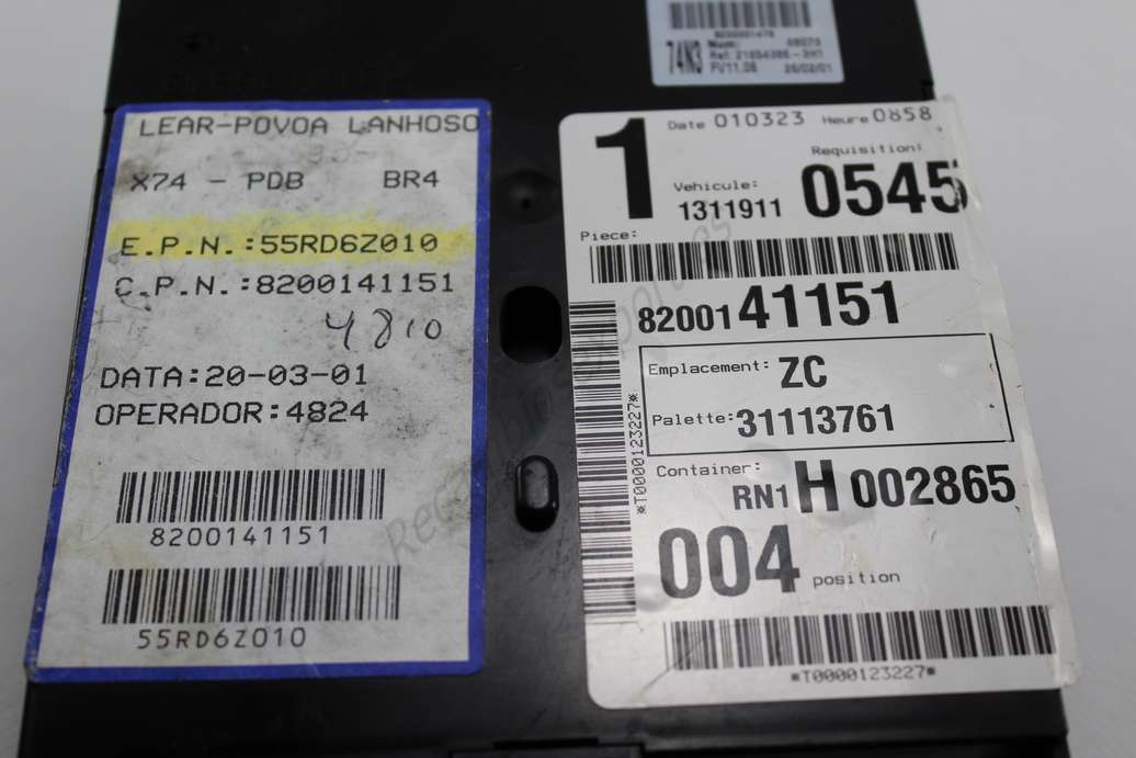 BSI Caja Fusibles Renault Laguna 8200141151 55RD6Z010 - foto 2