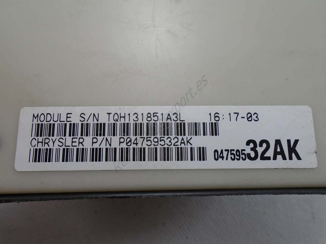 BSI Caja de fusibles Chrysler P04759532AK 04759532AK - foto 2
