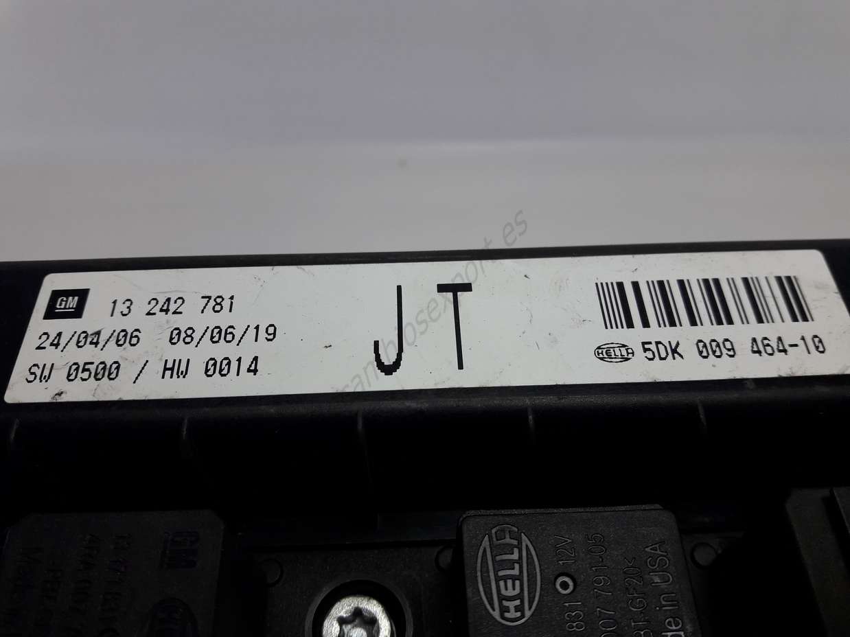BSI Caja de fusibles OPEL ASTRA H 13242781 JT 13242781JT 5DK 009 464-10 5DK 009 464 10 5DK00946410 - foto 2