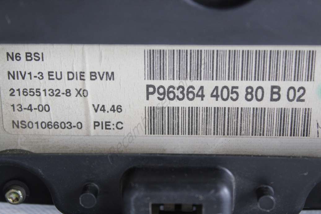 Cuadro de instrumentos Citroen Xsara 9636440580 B 02 P9636440580B02 P9636440580B - foto 2