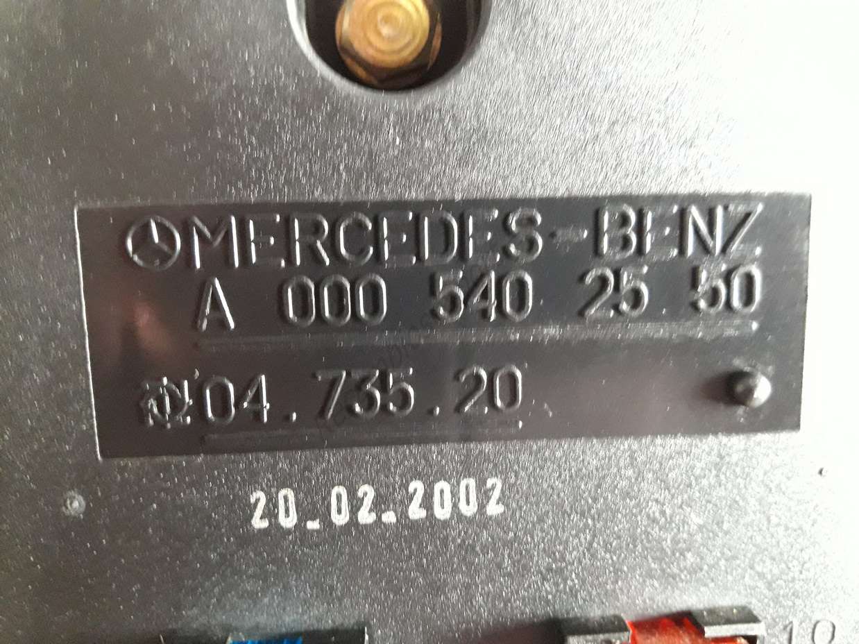 BSI caja de fusibles Mercedes Sprinter A0005402550 A 000 540 25 50 04.735.20 - foto 2
