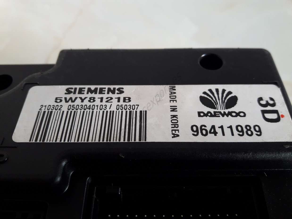 Bsi caja de fusibles chevrolet evanda daewoo 96411989 siemens 5wy8121b - foto 2