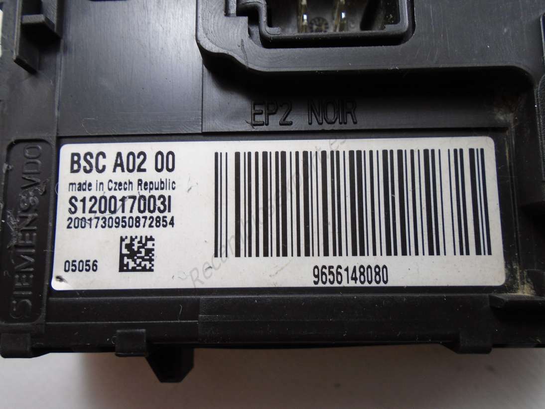 Caja de fusibles BSC A02 00 Peugeot Citroen 9656148080 Siemens S120017003I - foto 2