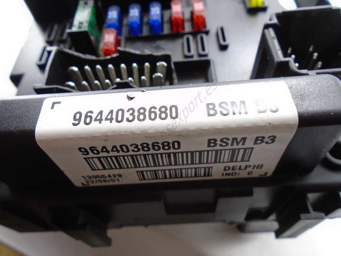 Caja de fusibles Grupo PSA Peugeot Citroen 9644038680 BSMB3 BSM B3 - foto 2