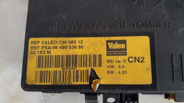 Caja de fusibles Peugeot Citroen 9649053680 73008512 CN2 - foto 2