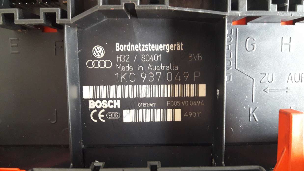 Caja fusibles bsi  volkswagen golf v audi a3  seat leon toledo  altea skoda octabia fabia 1k0937049p 1k0 937 049 p f005v00494 - foto 2