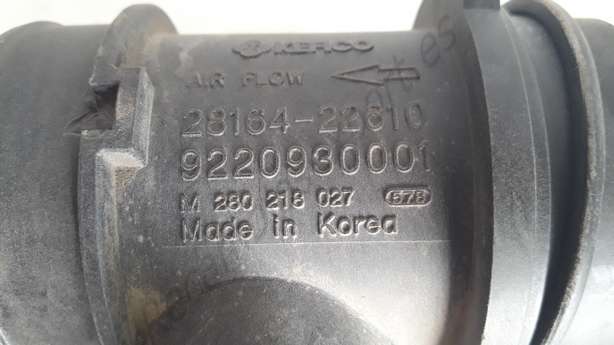Caudalimetro Fiat Hyundai 2816422610 28164-22610 9220930001 - foto 2