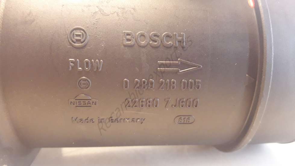 Caudalímetro Nissan BOSCH 0280218005 226807J600 0 280 218 005 22 680 7J600 - foto 2