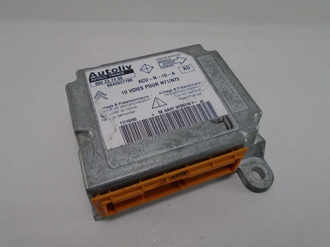 Centralita Airbag Citroen Xsara 9642927780 AD AUTOLIV 600237400 600 23 74 00 - foto 1